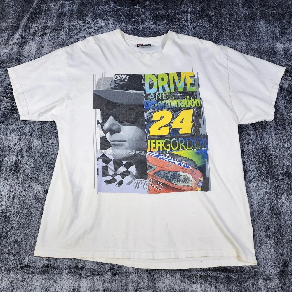 Jeff Gordon Nascar Racing Vtg Large Drive Determination‎ Double Sided Chase Y2K
